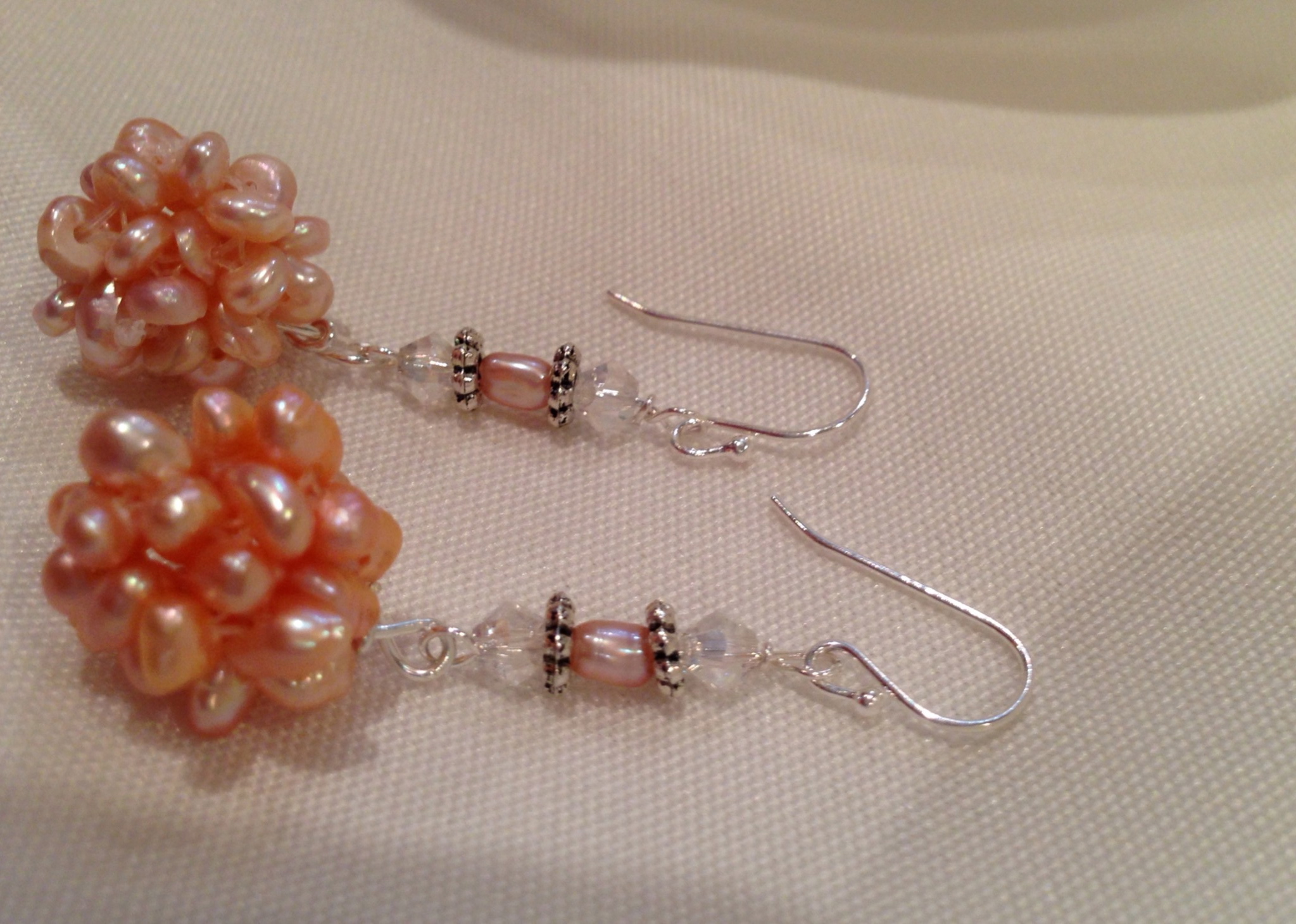 Pink Pearl Earrings